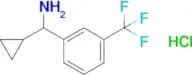 Cyclopropyl(3-(trifluoromethyl)phenyl)methanamine hydrochloride