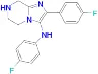 N,2-Bis(4-fluorophenyl)-5,6,7,8-tetrahydroimidazo[1,2-a]pyrazin-3-amine