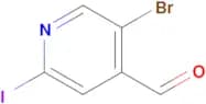 5-Bromo-2-iodoisonicotinaldehyde