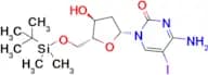 4-Amino-1-((2R,4S,5R)-5-(((tert-butyldimethylsilyl)oxy)methyl)-4-hydroxytetrahydrofuran-2-yl)-5-io…