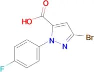 3-Bromo-1-(4-fluorophenyl)-1H-pyrazole-5-carboxylic acid