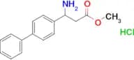 Methyl 3-([1,1′-biphenyl]-4-yl)-3-aminopropanoate hydrochloride