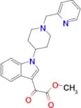 Methyl 2-oxo-2-(1-{1-[(pyridin-2-yl)methyl]piperidin-4-yl}-1H-indol-3-yl)acetate