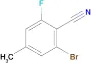 2-Bromo-6-fluoro-4-methylbenzonitrile