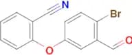 2-(4-Bromo-3-formylphenoxy)benzonitrile