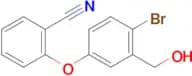 2-(4-Bromo-3-(hydroxymethyl)phenoxy)benzonitrile