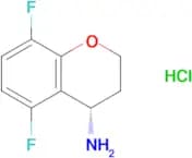 (4S)-5,8-Difluoro-3,4-dihydro-2H-1-benzopyran-4-amine hydrochloride