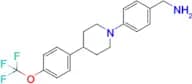 Benzenemethanamine, 4-[4-[4-(trifluoromethoxy)phenyl]-1-piperidinyl]-
