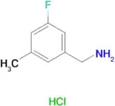 (3-Fluoro-5-methylphenyl)methanamine hydrochloride