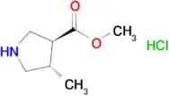 Methyl (3S,4S)-4-methylpyrrolidine-3-carboxylate hydrochloride