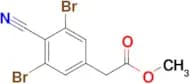 Methyl 2-(3,5-dibromo-4-cyanophenyl)acetate