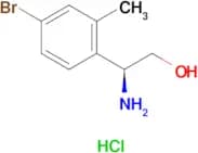 (S)-2-Amino-2-(4-bromo-2-methylphenyl)ethan-1-ol hydrochloride