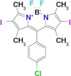 10-(4-Chlorophenyl)-5,5-difluoro-2,8-diiodo-1,3,7,9-tetramethyl-5H-dipyrrolo[1,2-c:2′,1′-f][1,3,2]…