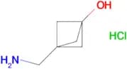 3-(Aminomethyl)bicyclo[1.1.1]pentan-1-olhydrochloride