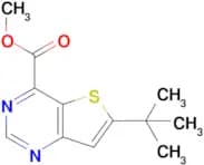 Methyl6-(tert-Butyl)thieno[3,2-d]pyrimidine-4-carboxylate
