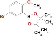 2-(5-Bromo-2-methoxyphenyl)-4,4,5,5-tetramethyl-1,3,2-dioxaborolane
