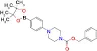 Benzyl 4-(4-(4,4,5,5-tetramethyl-1,3,2-dioxaborolan-2-yl)phenyl)piperazine-1-carboxylate
