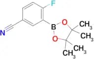 4-Fluoro-3-(4,4,5,5-tetramethyl-1,3,2-dioxaborolan-2-yl)benzonitrile