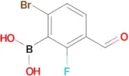 (6-Bromo-2-fluoro-3-formylphenyl)boronic acid