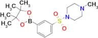 1-Methyl-4-((3-(4,4,5,5-tetramethyl-1,3,2-dioxaborolan-2-yl)phenyl)sulfonyl)piperazine