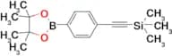 Trimethyl((4-(4,4,5,5-tetramethyl-1,3,2-dioxaborolan-2-yl)phenyl)ethynyl)silane