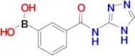 {3-[(4H-1,2,4-triazol-3-yl)carbamoyl]phenyl}boronic acid