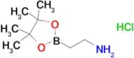 2-(4,4,5,5-Tetramethyl-1,3,2-dioxaborolan-2-yl)ethan-1-amine hydrochloride