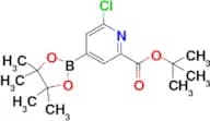 tert-Butyl 6-chloro-4-(4,4,5,5-tetramethyl-1,3,2-dioxaborolan-2-yl)picolinate