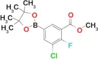 Methyl 3-chloro-2-fluoro-5-(4,4,5,5-tetramethyl-1,3,2-dioxaborolan-2-yl)benzoate