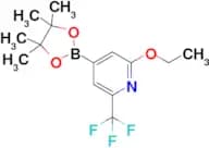 2-Ethoxy-4-(4,4,5,5-tetramethyl-1,3,2-dioxaborolan-2-yl)-6-(trifluoromethyl)pyridine