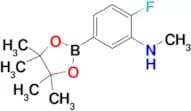 2-Fluoro-n-methyl-5-(4,4,5,5-tetramethyl-1,3,2-dioxaborolan-2-yl)aniline