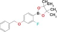 2-(4-(Benzyloxy)-2-fluorophenyl)-4,4,5,5-tetramethyl-1,3,2-dioxaborolane