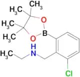 N-(2-Chloro-6-(4,4,5,5-tetramethyl-1,3,2-dioxaborolan-2-yl)benzyl)ethanamine