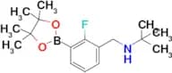 N-(2-Fluoro-3-(4,4,5,5-tetramethyl-1,3,2-dioxaborolan-2-yl)benzyl)-2-methylpropan-2-amine