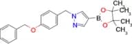 1-(4-(Benzyloxy)benzyl)-4-(4,4,5,5-tetramethyl-1,3,2-dioxaborolan-2-yl)-1H-pyrazole