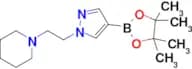 1-(2-(4-(4,4,5,5-Tetramethyl-1,3,2-dioxaborolan-2-yl)-1H-pyrazol-1-yl)ethyl)piperidine