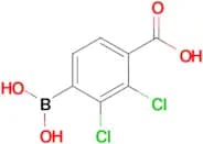2,3-Dichloro-4-(dihydroxyboranyl)benzoic acid