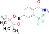 4-(4,4,5,5-Tetramethyl-1,3,2-dioxaborolan-2-yl)-2-(trifluoromethyl)benzamide