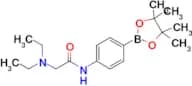 2-(Diethylamino)-N-(4-(4,4,5,5-tetramethyl-1,3,2-dioxaborolan-2-yl)phenyl)acetamide