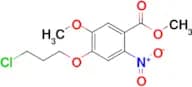 Methyl 4-(3-chloropropoxy)-5-methoxy-2-nitrobenzoate