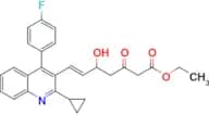 (E)-Ethyl 7-(2-cyclopropyl-4-(4-fluorophenyl)quinolin-3-yl)-5-hydroxy-3-oxohept-6-enoate