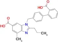 1-((2'-Carboxy-[1,1'-biphenyl]-4-yl)methyl)-4-methyl-2-propyl-1H-benzo[d]imidazole-6-carboxylic ac…
