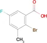 2-Bromo-5-fluoro-3-methylbenzoic acid
