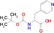 2-((tert-Butoxycarbonyl)amino)-3-(pyridin-4-yl)propanoic acid