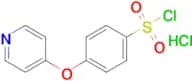 4-(Pyridin-4-yloxy)benzene-1-sulfonyl chloride hydrochloride