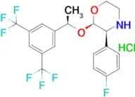 (2R,3S)-2-((R)-1-(3,5-Bis(trifluoromethyl)phenyl)ethoxy)-3-(4-fluorophenyl)morpholine hydrochloride