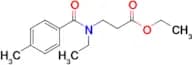 Ethyl 3-(N-ethyl-4-methylbenzamido)propanoate