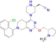 2-((S)-4-(7-(8-Chloronaphthalen-1-yl)-2-(((S)-1-methylpyrrolidin-2-yl)methoxy)-5,6,7,8-tetrahydrop…