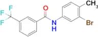 N-(3-Bromo-4-methylphenyl)-3-(trifluoromethyl)benzamide
