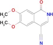 6,7-Dimethoxy-1-oxo-1,2-dihydroisoquinoline-4-carbonitrile